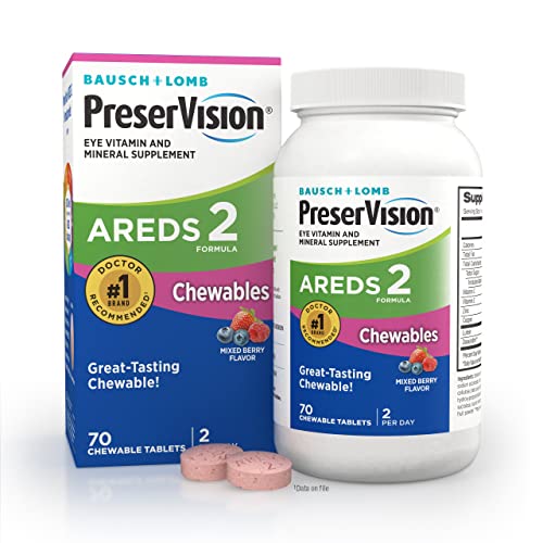 PreserVision? AREDS 2 Formula Vitamin & Mineral Supplement 70 ct Chewables - Kansas Nuitrition - HNZSDS