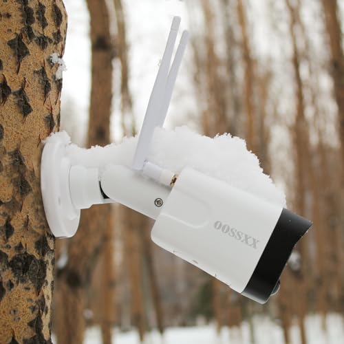 2-Way Audio & PIR Detection Dual Antennas Outdoor Wireless Security Camera System 5.5MP Wi-Fi Video Surveillance DVR System