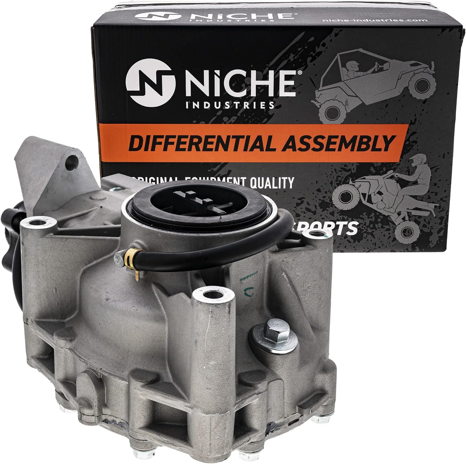 NICHE Complete Rear Differential Assembly For 2008-2013 Yamaha Rhino 450 660 700 5UG-46101-10-00 1RB-46101-00