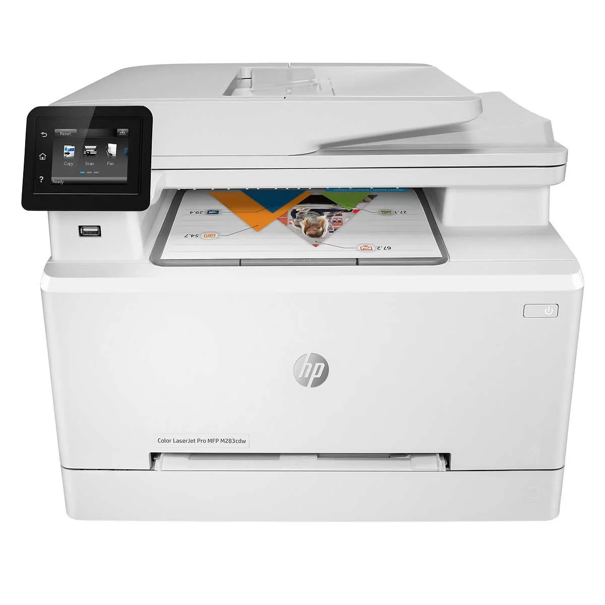 Restored HP LaserJet Pro M283cdw two-sided Printing Laser Wireless Color Printer (Refurbished)