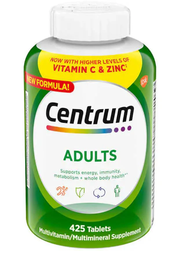 VANBAR Centrum Adults Multivitamin, 425 Tablets - Kansas Nuitrition - HNZSDS