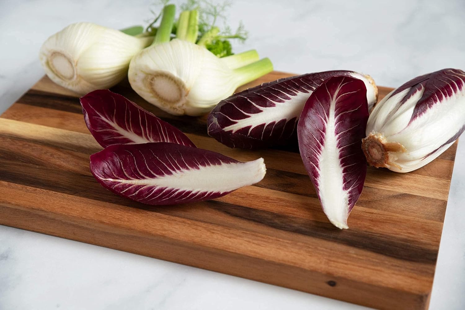 Villa Acacia Extra Large Wood Cutting Board 24 x 18 Inch, 1.5 Inches Thick, Reversible Wooden Kitchen Block