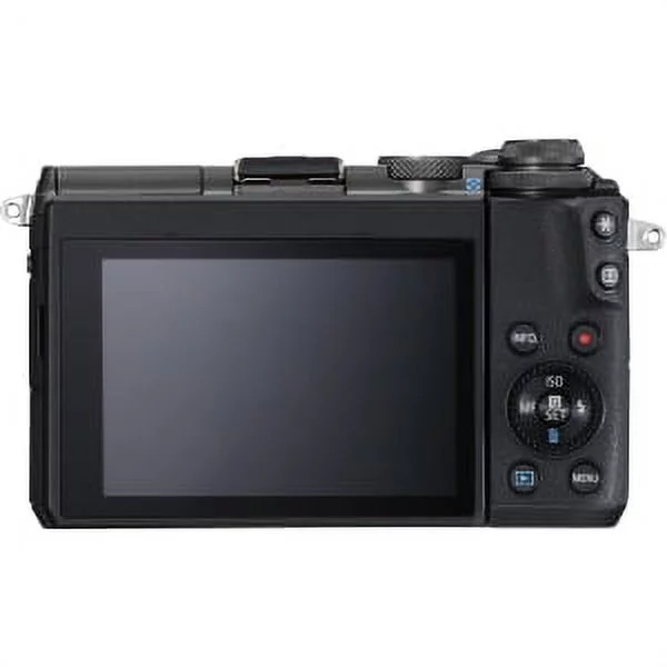Canon EOS M6 - Digital camera - mirrorless - 24.2 MP - APS-C - 1080p / 60 fps - 3x optical zoom EF-M 15-45mm IS lens - Wireless LAN, NFC, Bluetooth