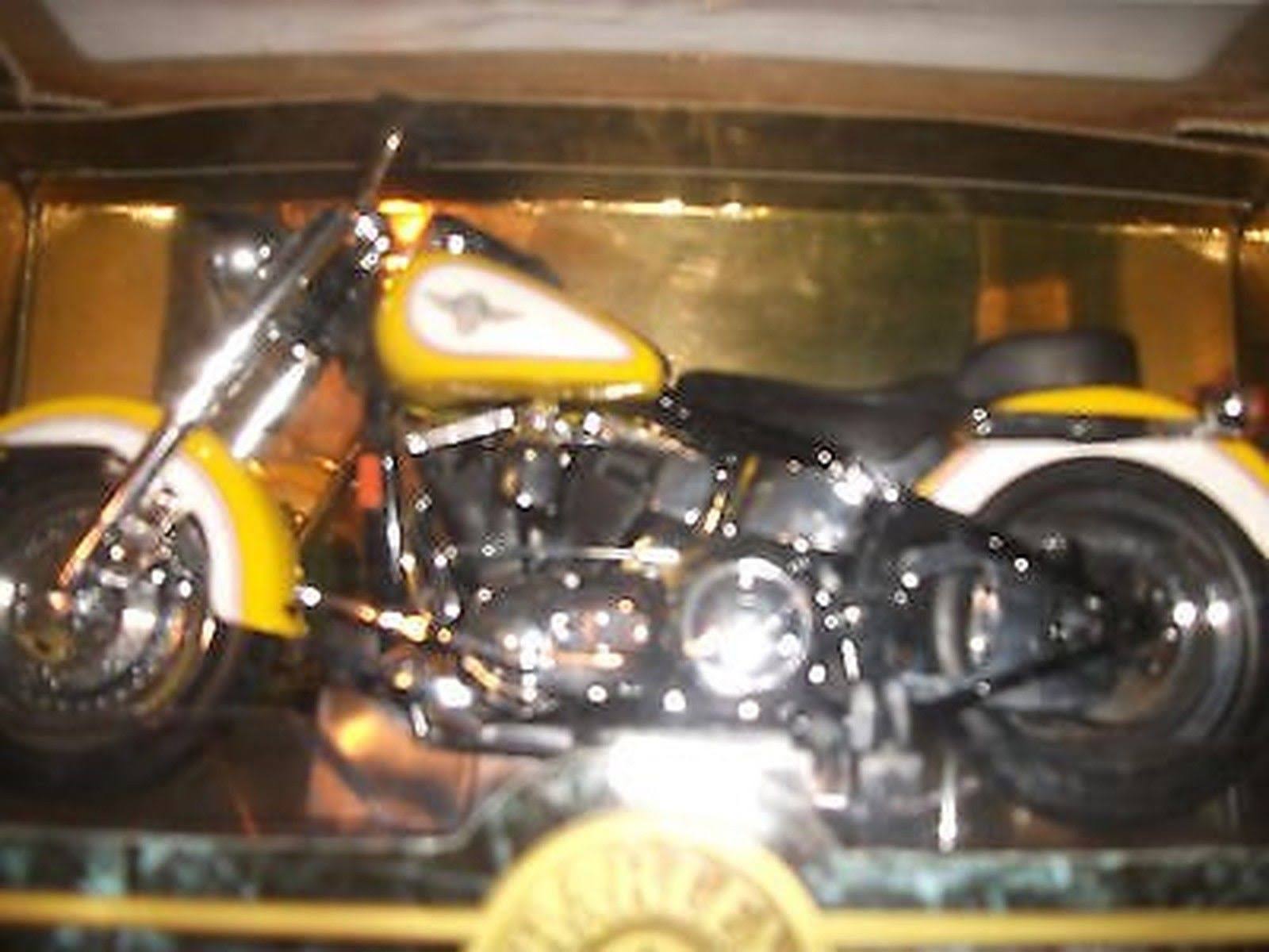 Matchbox Die Cast Harley Davidson Fat Boy 1995 1:9 #57122