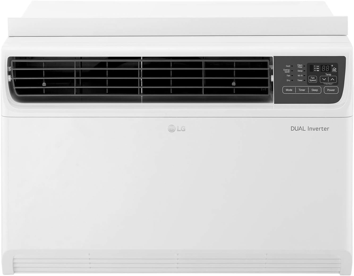 LG 9,500 BTU DUAL Inverter Smart Window Air Conditioner, Cools 450 Sq. Ft., Ultra Quiet Operation, Up to 15% More Energy Savings, ENERGY STAR®