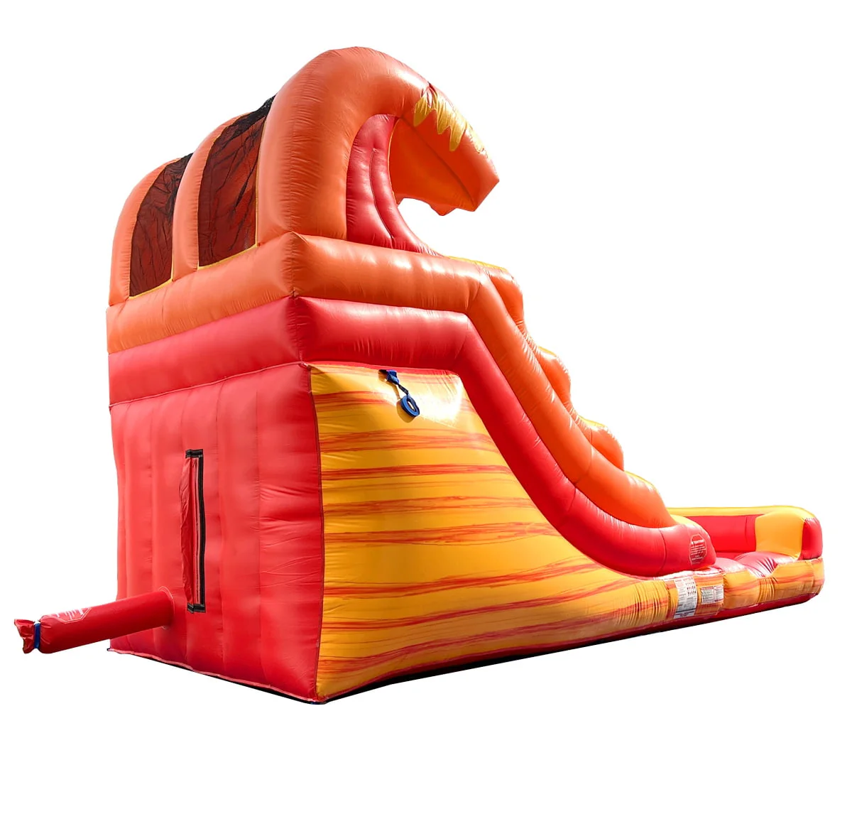 Pogo Bounce House Crossover Kids Inflatable Water Slide, Pink Unicorn with Blower, 12 ft