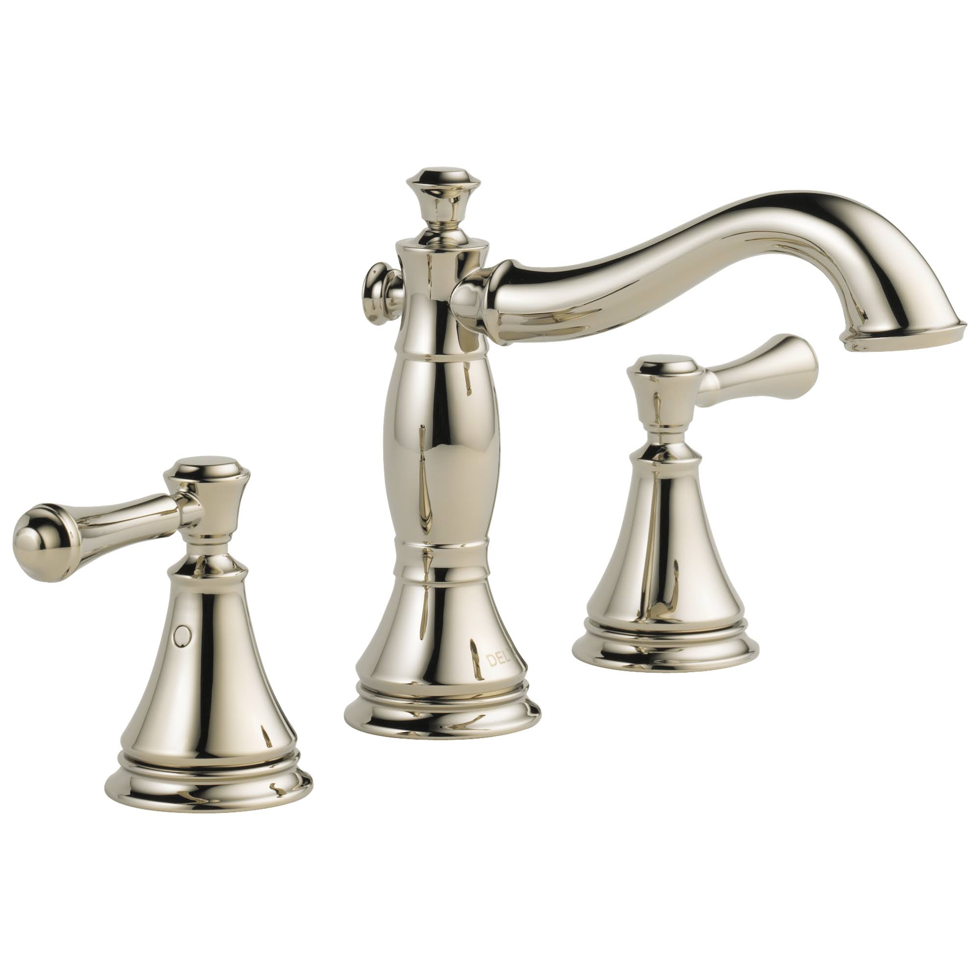 Delta 3597LF-PNMPU Cassidy Two Handle Widespread Bathroom Faucet - Polished Nickel