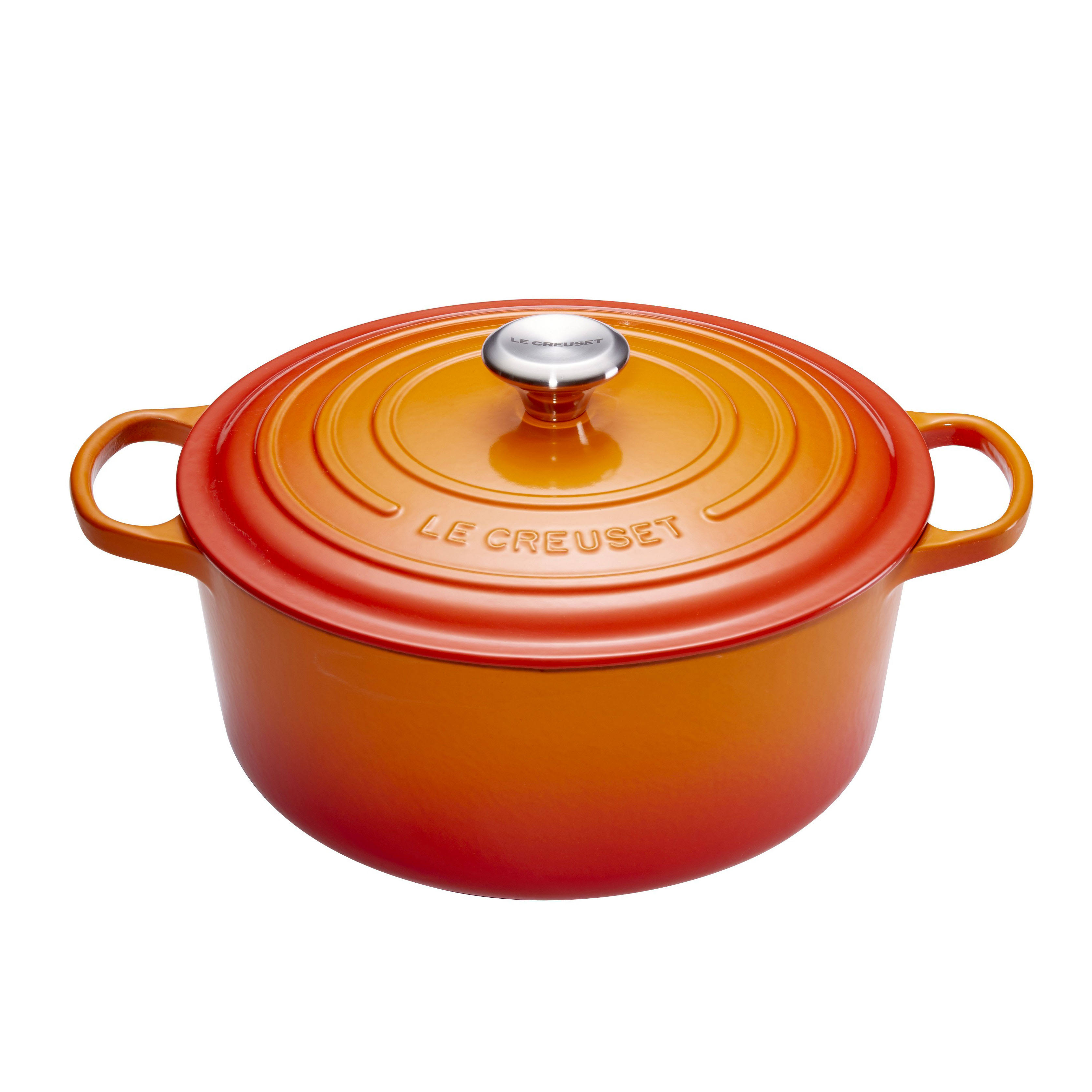 Le Creuset Signature Cast Iron 3.5-Quart Flame Round Dutch Oven