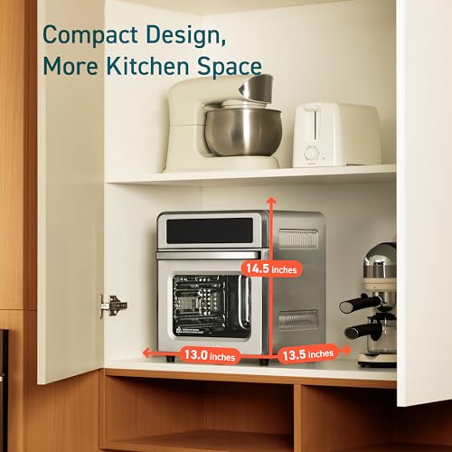 COSORI 11-in-1 Air Fryer Oven , 13Qt Small Footprint Airfryer combo with Rotisserie, Toast, Bake, Roast, Reheat Functions and more