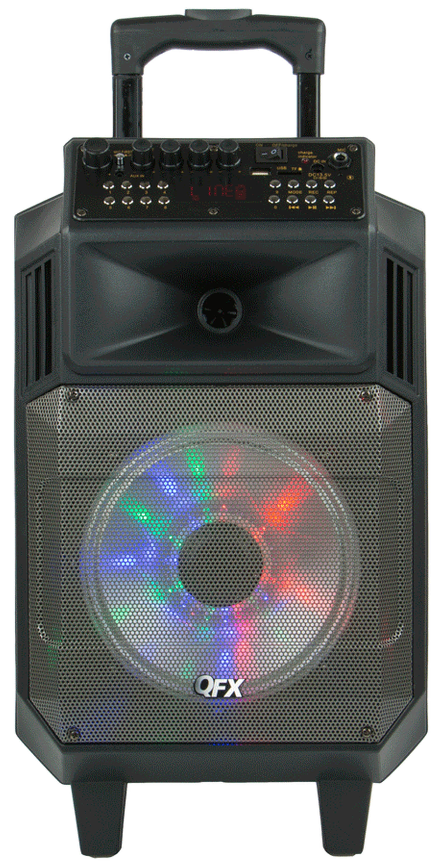 Qfx Pbx-2181 8x22 Bluetooth Portable Battery Powered Party Speaker