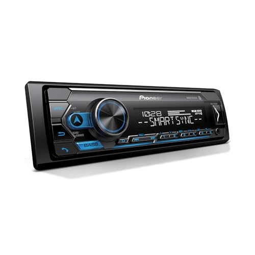 Pioneer MVH-S322BT Bluetooth Car Stereo with USB/AUX Inputs, Smartphone Connectivity, Pioneer Smart Snyc