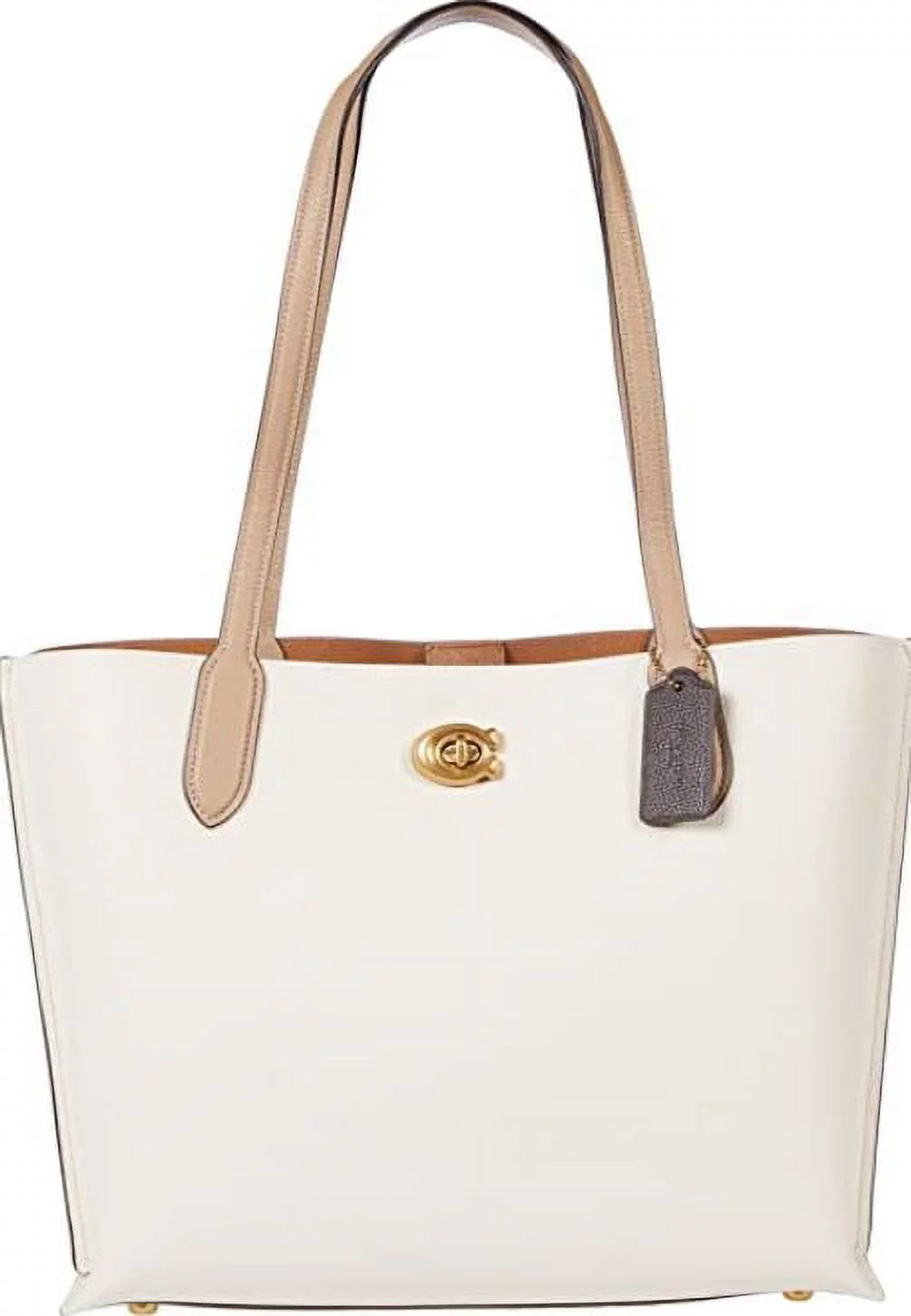 COACH Womens Color-Block Leather Willow Tote Chalk Multi C0691-B4CAH One Size