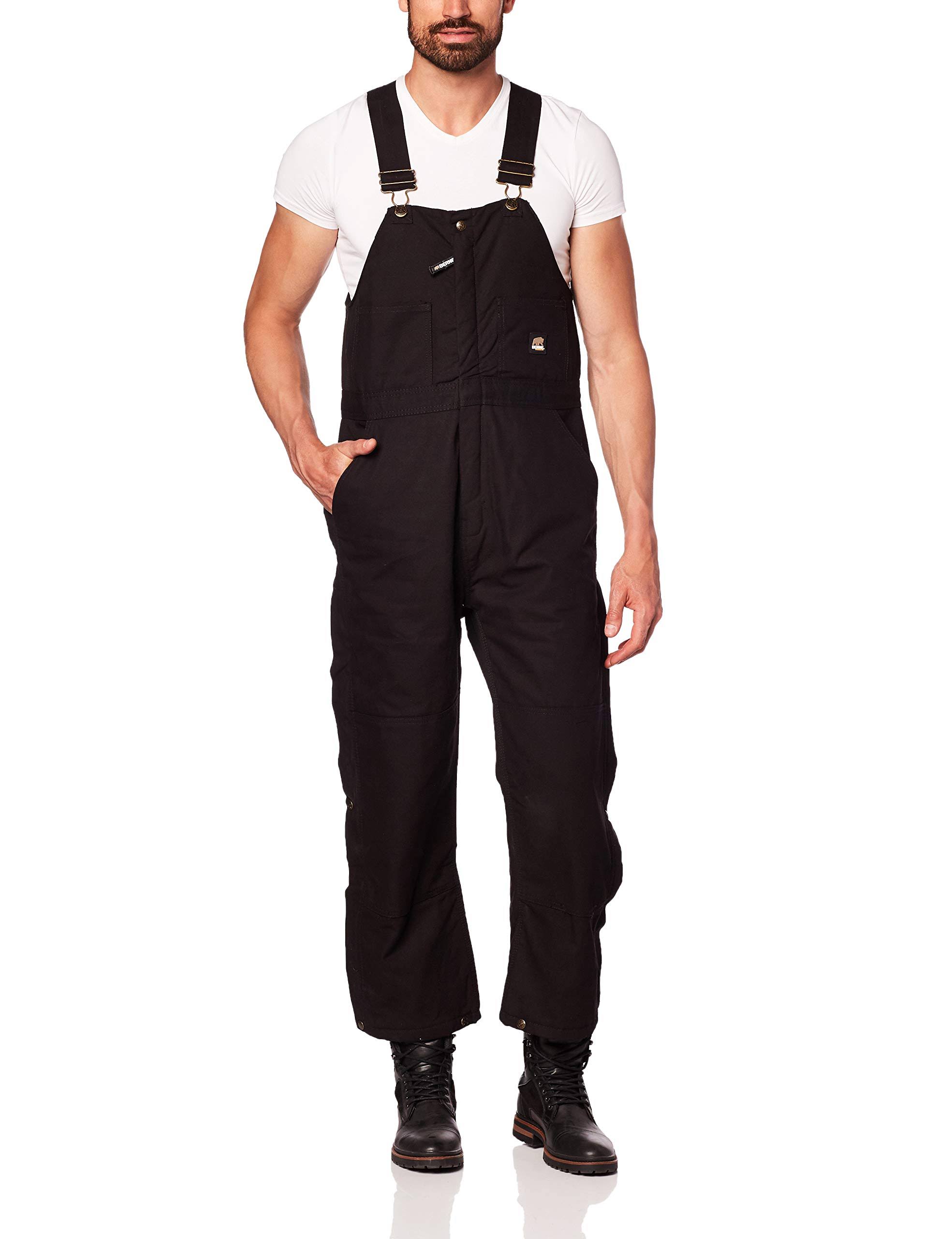Berne Deluxe Insulated Bib Overall, Black - Megean