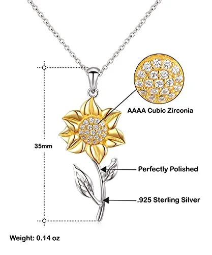 amangny Gag Wife Gifts, The Only Thing More Badass Than a Therapist is a, Perfect Holiday Sunflower Pendant Necklace Gifts for Wife