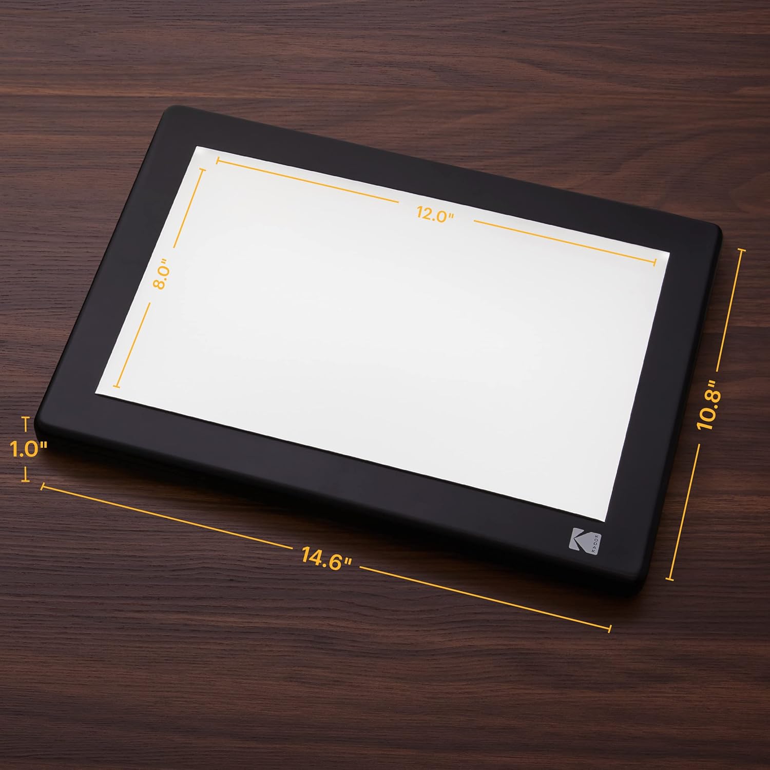 KODAK LED Light Box 8”x6” for Negatives, Slides & Films | Illuminated Board Panel & LED Light Pad for Viewing & Scanning Photos, Tattoo Drawing