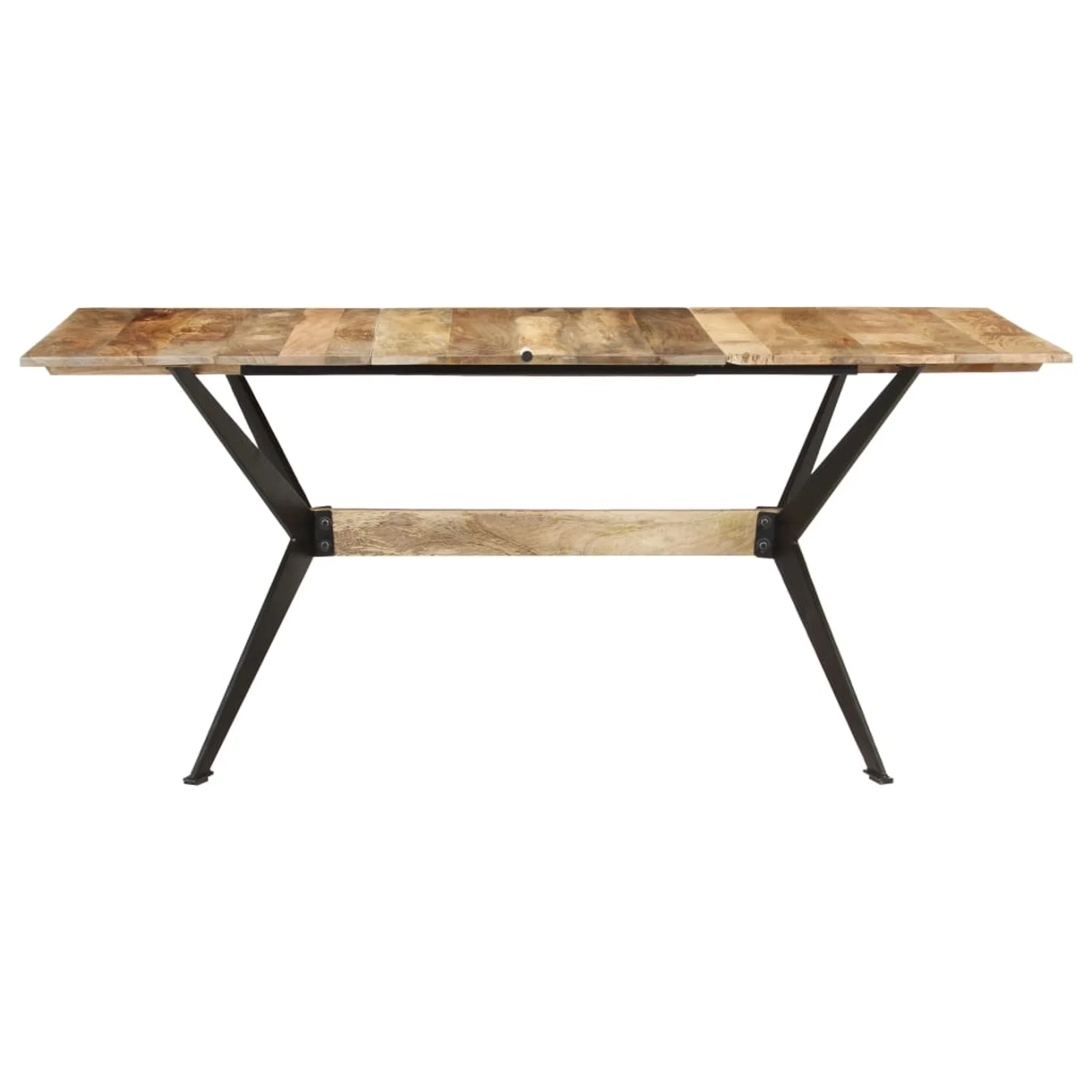 Anself Dining Table 70.9"x35.4"x29.9" Solid Mango Wood