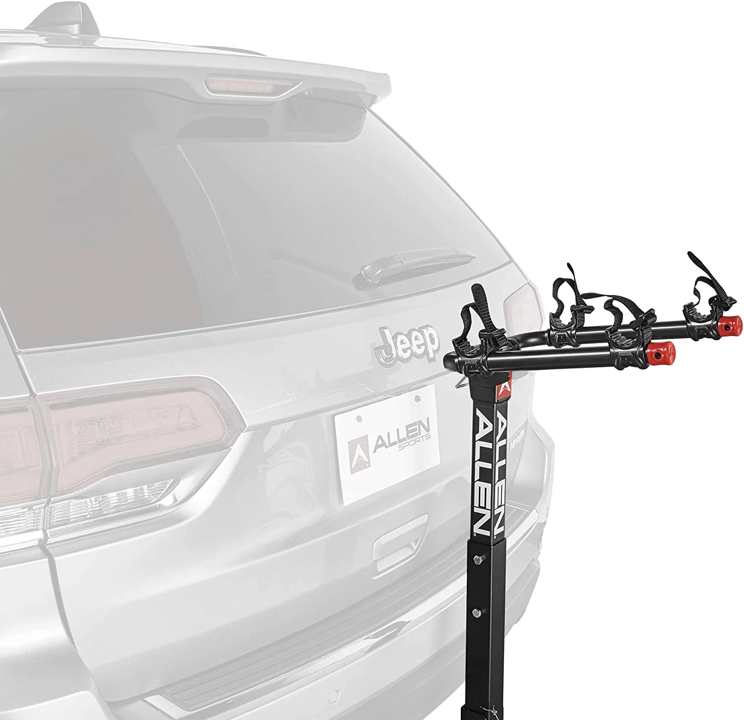 Allen Sports Deluxe 2-Bike Hitch Mount Rack , Silver/Black (522RR)