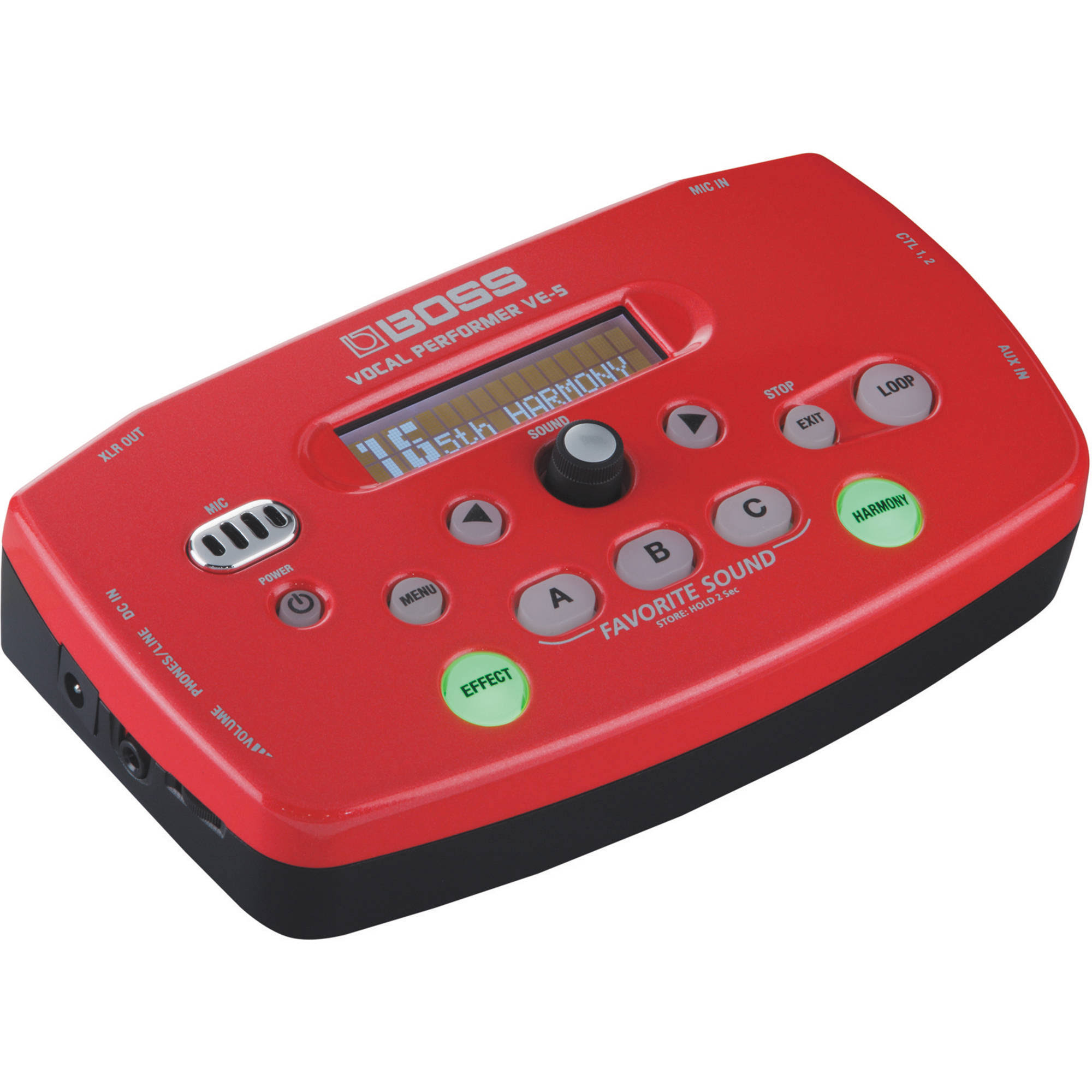 Boss VE-5 Vocal Performer - Red Processor