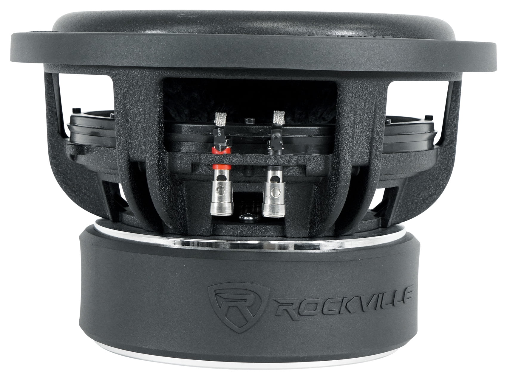 (2) Rockville W10K9D2 10" 6400 Watt Car Subwoofers+Mono Amplifier+Copper Amp Kit