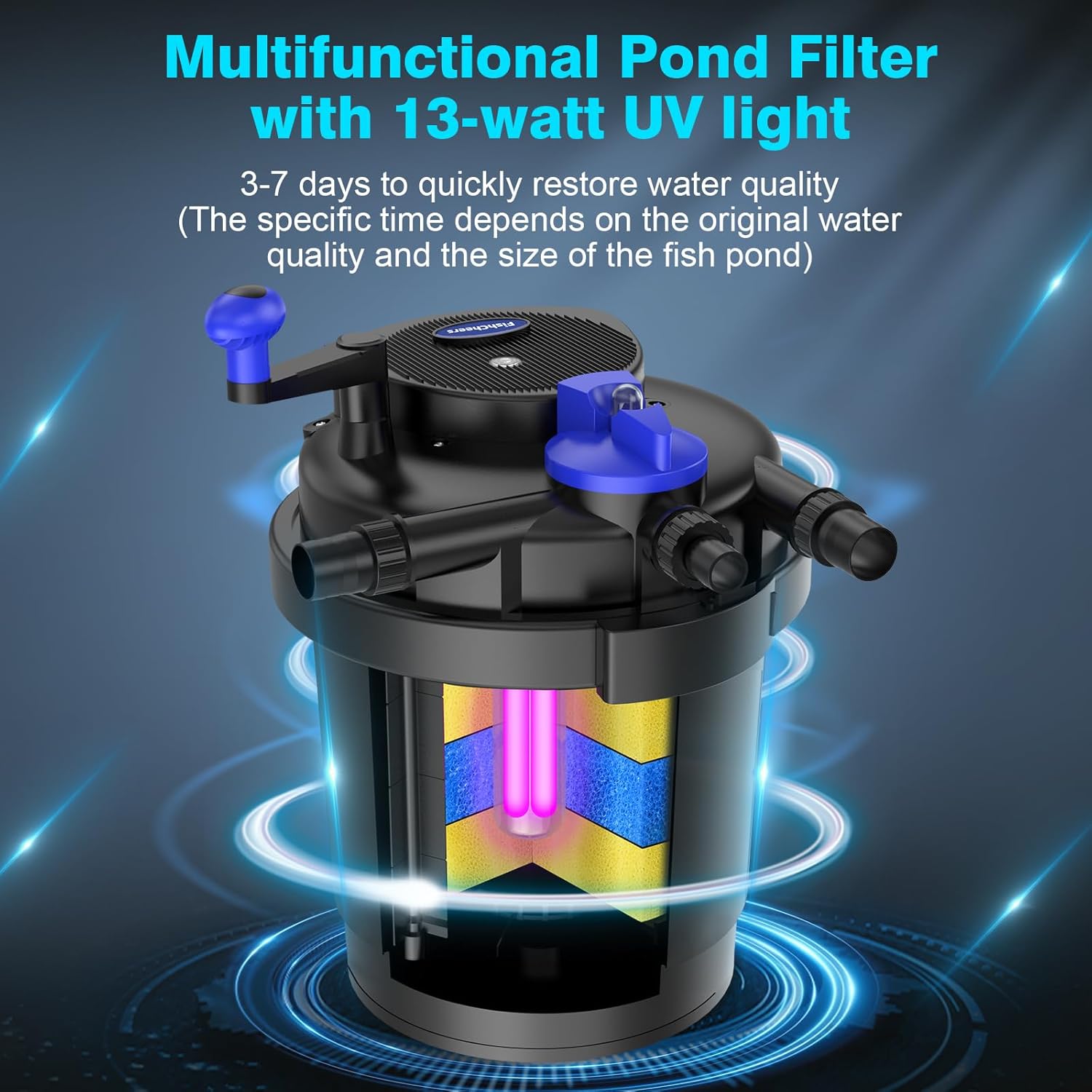 Pond Filter for Outdoor Ponds