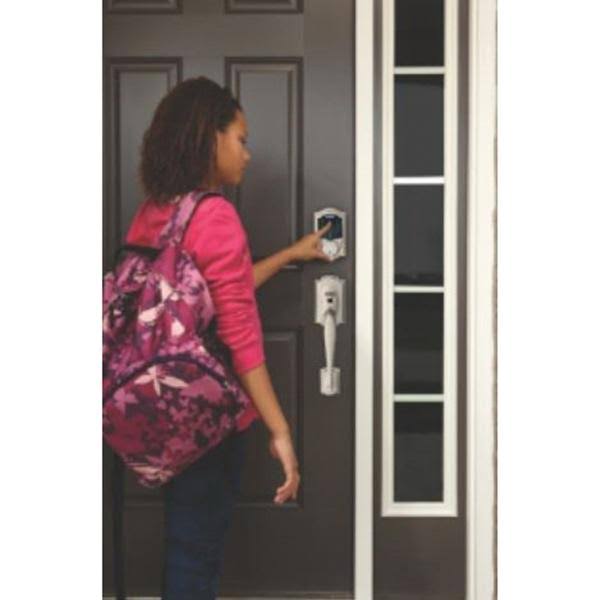 Schlage BE469NXVCAM619 Camelot Touchscreen Deadbolt, Satin Nickel