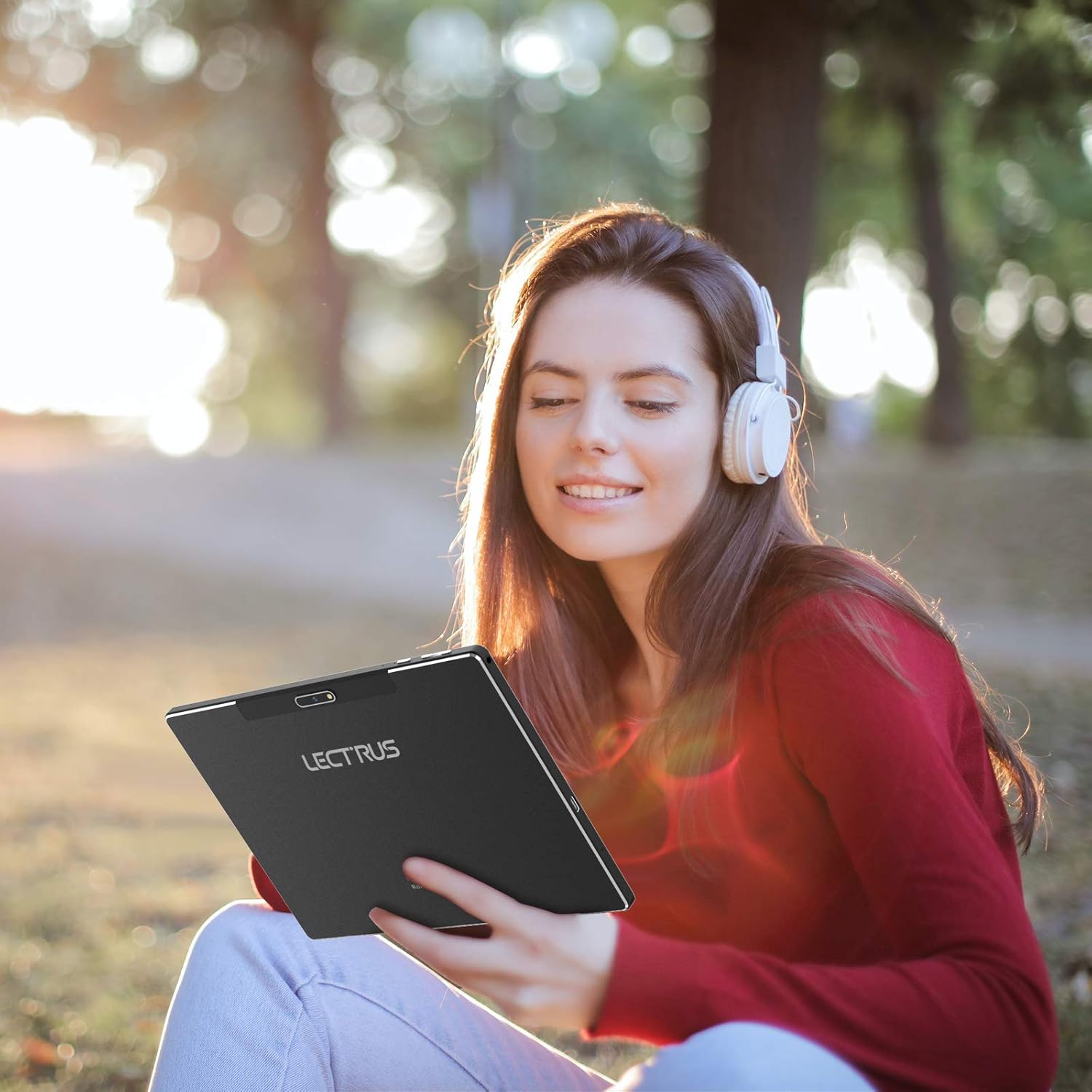 Lectrus Android Tablet 10 inch, Android 10.0, 2GB+32GB, Quad-Core Tablets 10.1", Google GMS Certified, IPS HD Display, Dual Camera & Speaker, WiFi