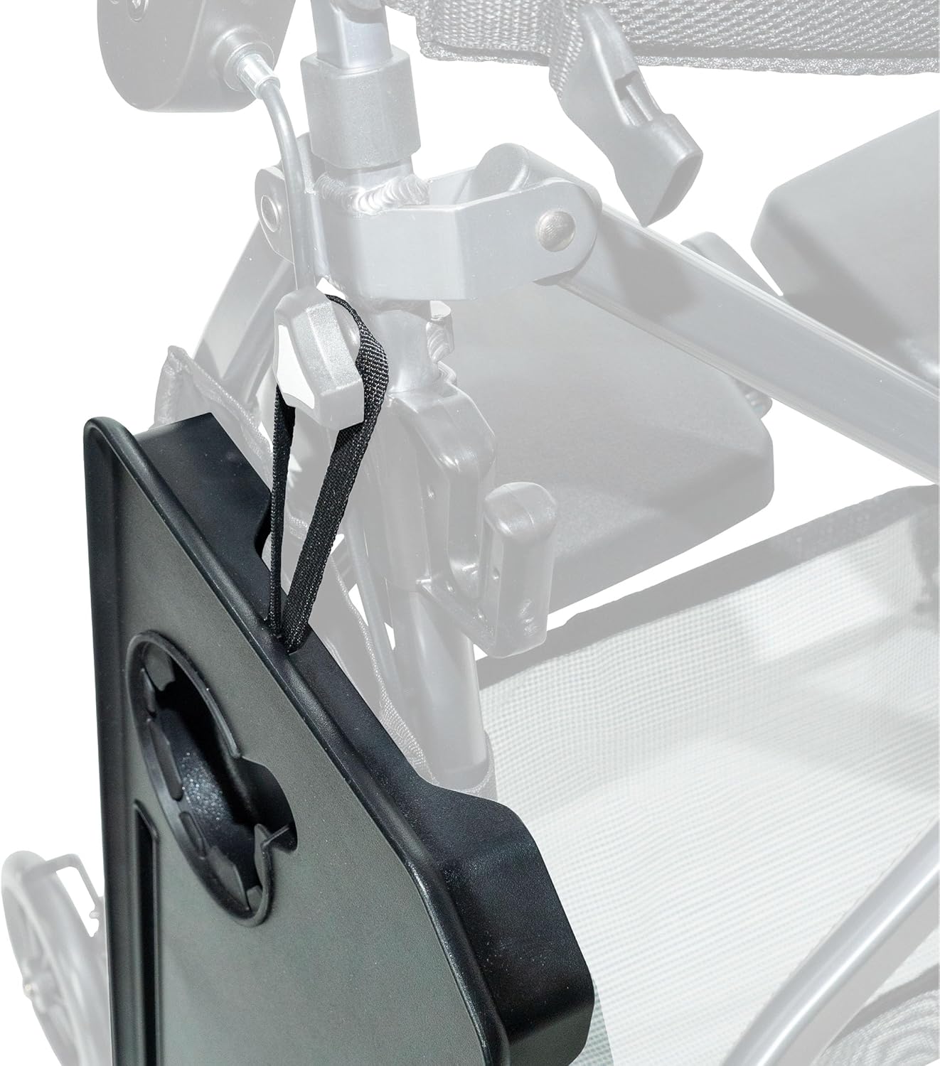 Stander Walker Tray Table, Mobility Walker Tray Accessory for Walkers and Rollators with Cup Holder, Tool-free Assembly, Multipurpose Tray for Eating