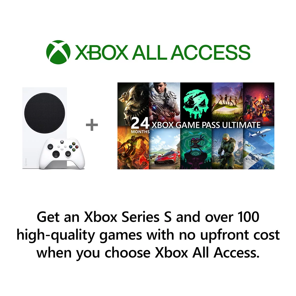 New Microsoft Xbox -Series- -S &ndash; Fortnite & Rocket League Bundle (Disc-free) - White with One Extra White Controller