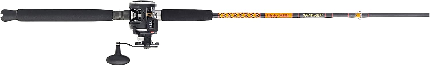 Ugly Stik Bigwater Casting Fishing Rod & Penn Rival Level Wind Conventional Reel Combo