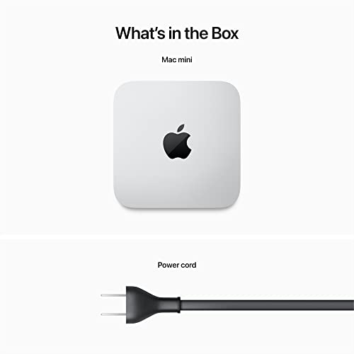 Apple 2023 Mac Mini Desktop Computer M2 chip with 8 core CPU and 10 core GPU, 8GB Unified Memory, 256GB SSD Storage