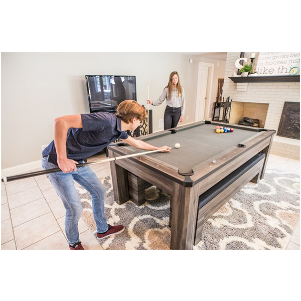 7' pool table dining table ping pong tabl