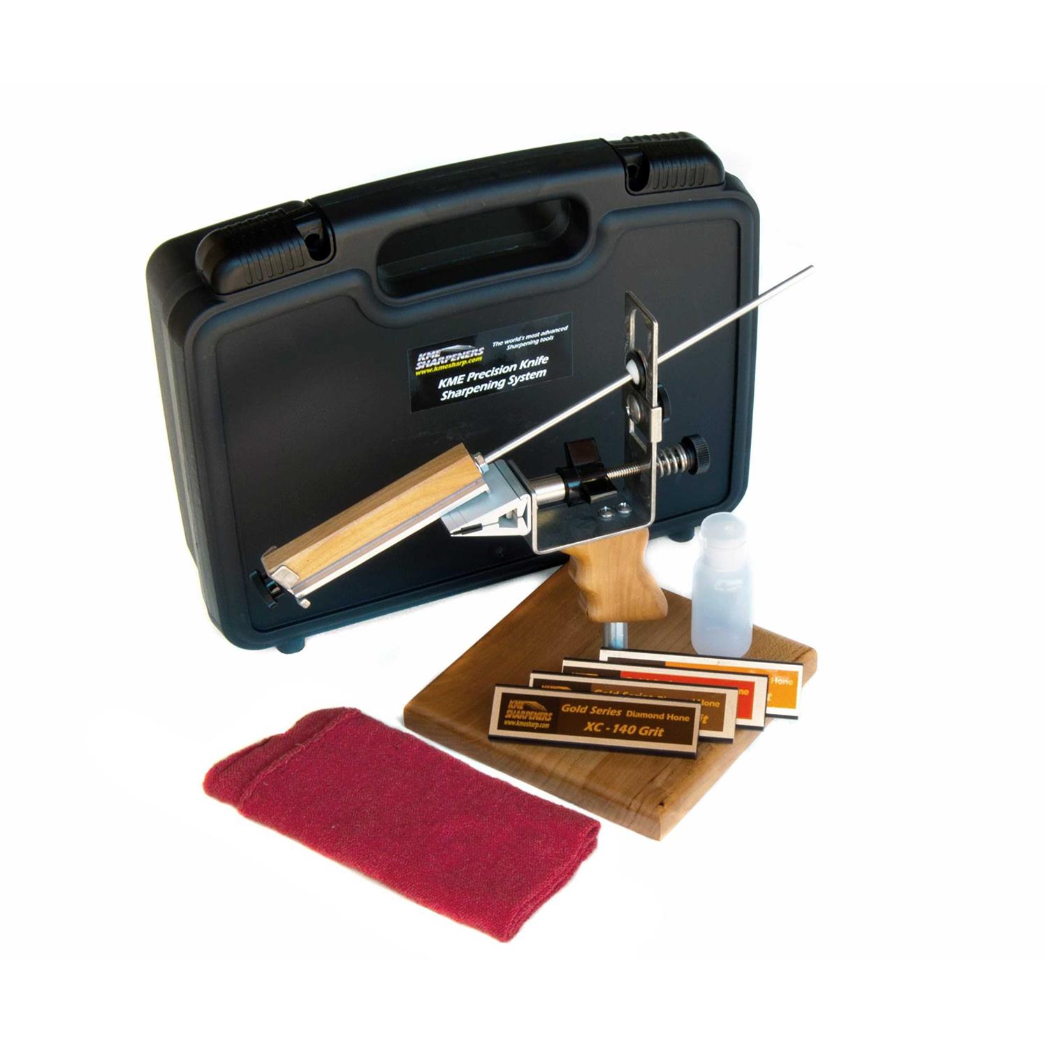 KME Sharpeners kme Precision Knife Sharpener System with 4
