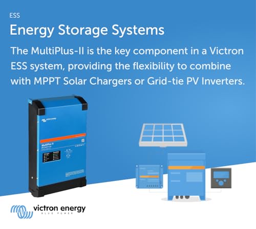 Victron Energy MultiPlus-II Pure Sine Wave Inverter Charger for 70 amp Battery, 120V, 3000VA 24-Volt