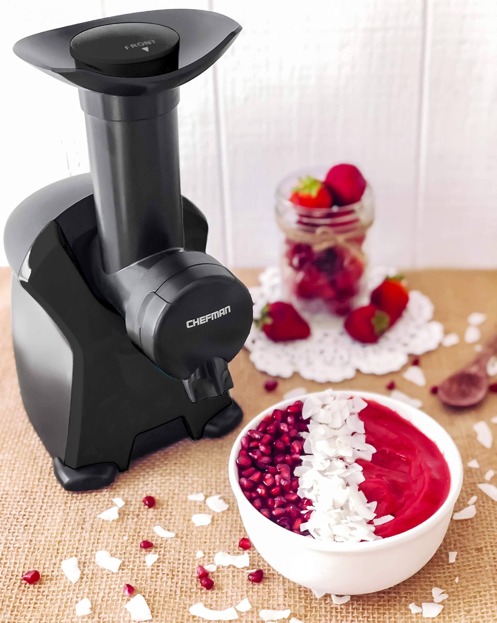 Chefman Frozurt, Frozen Dessert Maker, Healthy, Dairy Free, Vegan Ice Cream