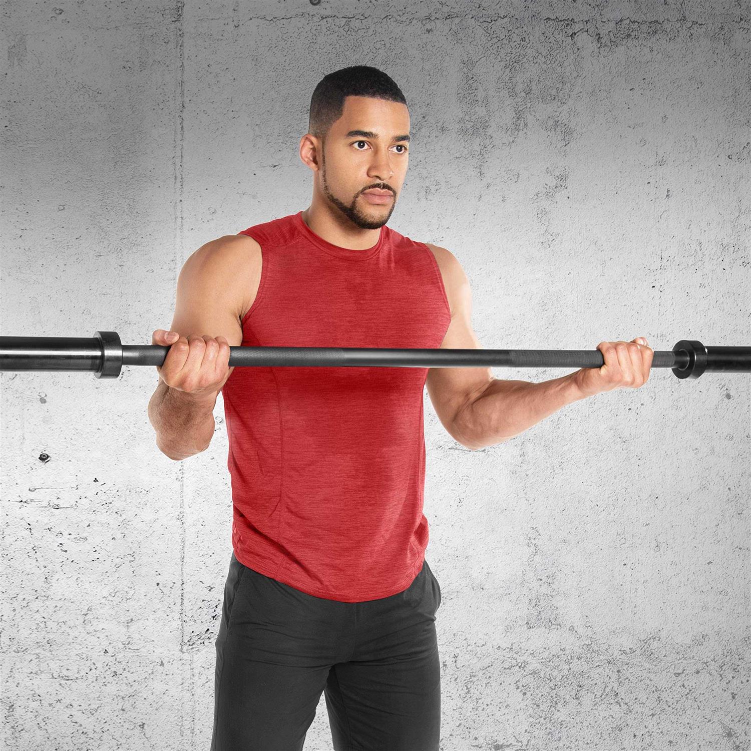 Cap Barbell 5-Foot Solid Olympic Bar OBIS-60B - Sports Supplies Online Store