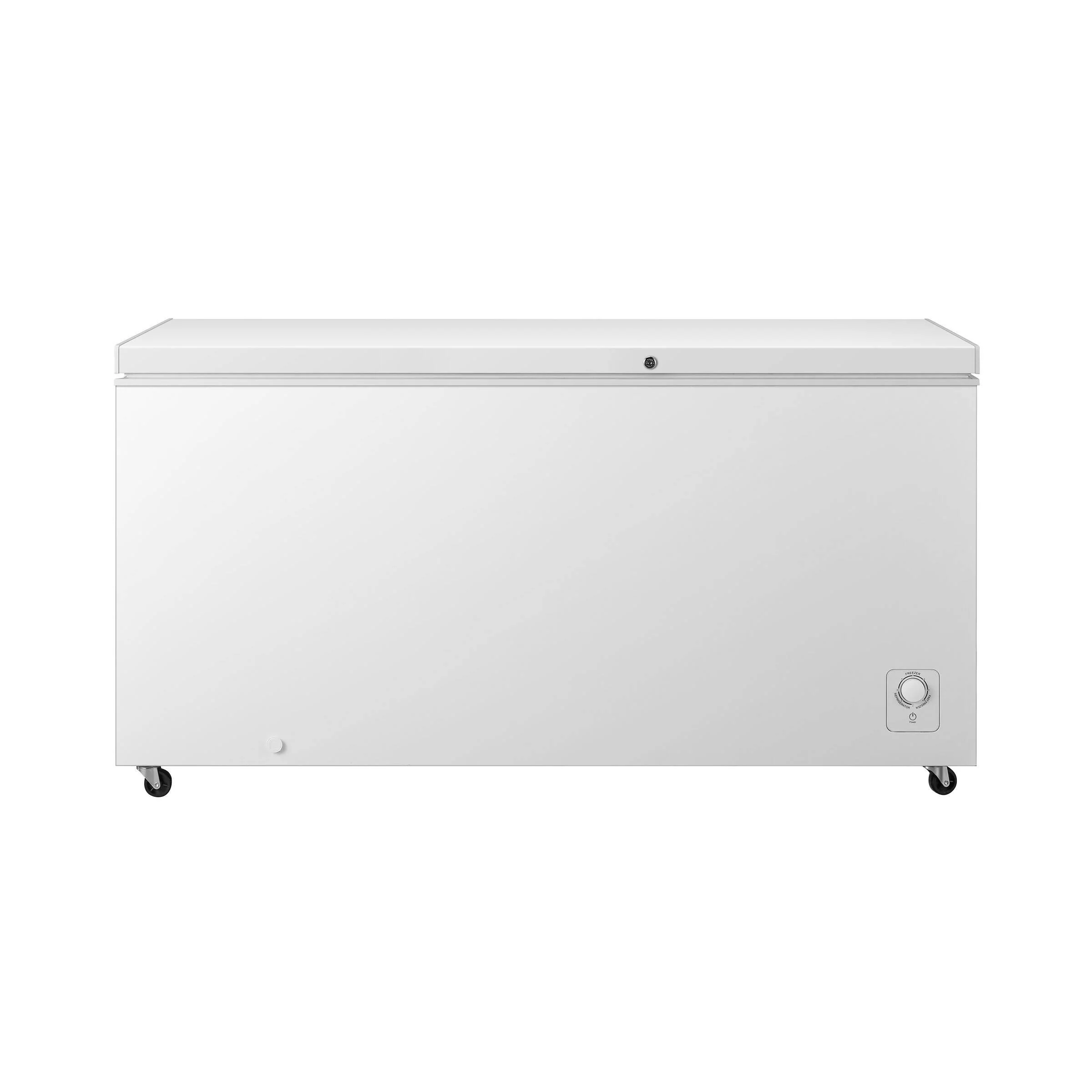 HISENSE 17.7 CU FT. WHITE CONVERTIBLE CHEST FREEZER OR FRIDGE WITH CASTER WHEELS - FC18D6CWD