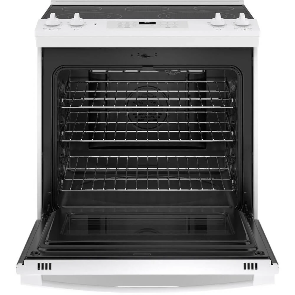 GE APPLIANCES JS760DPWW  SLIDE IN ELECTRIC RANGE Black