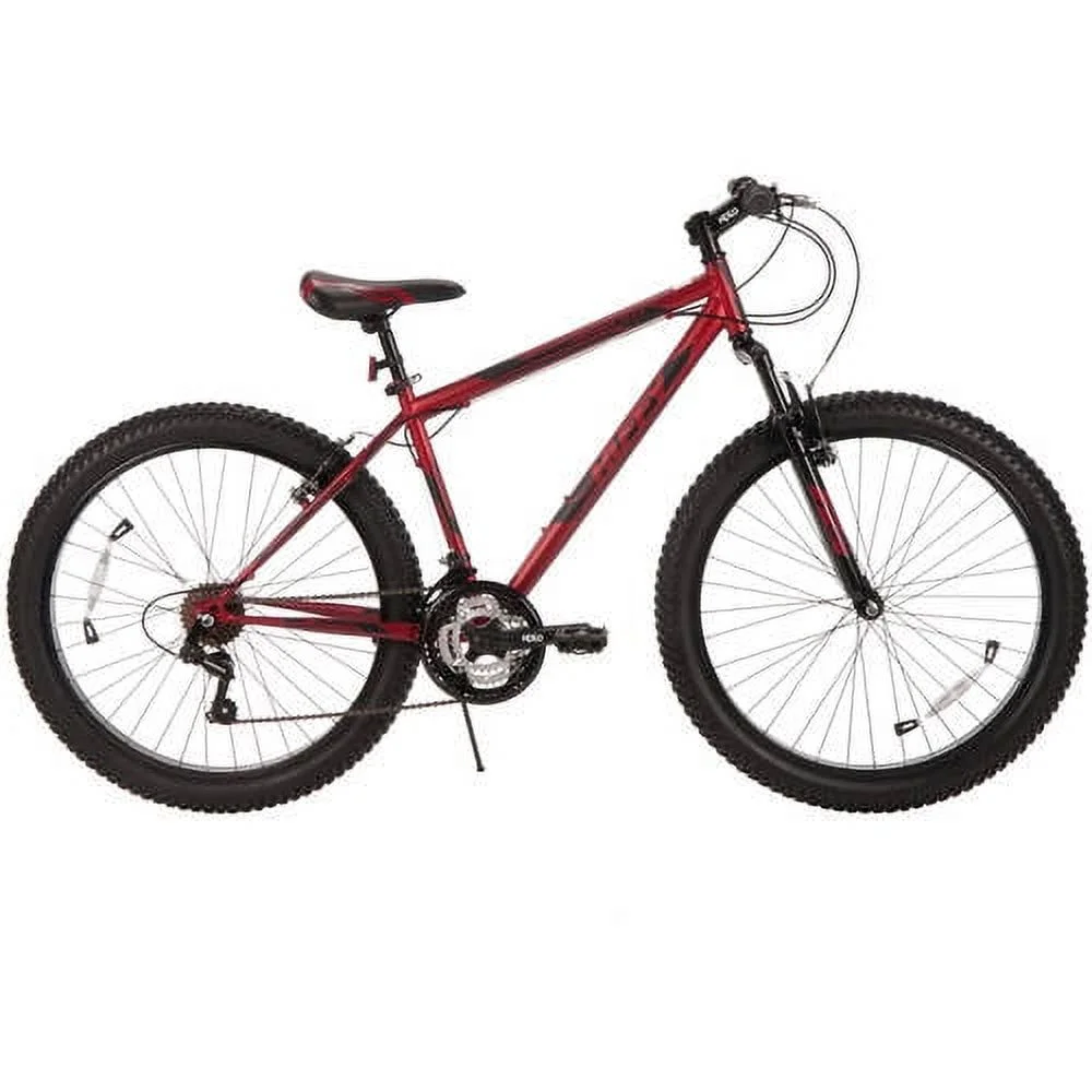 26" Huffy Men's Fortress 3.0 Mid-Fat Plus Tire Mountain Bike, Red