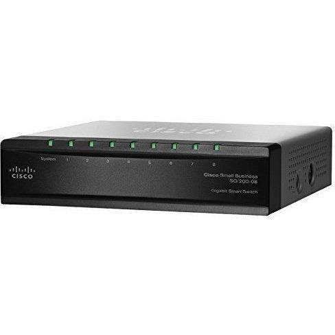Cisco Small Business Smart SG200-08 Switch - 8 Ethernet Ports