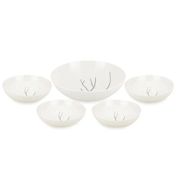 Lenox Park City 5-Piece Pasta Set White