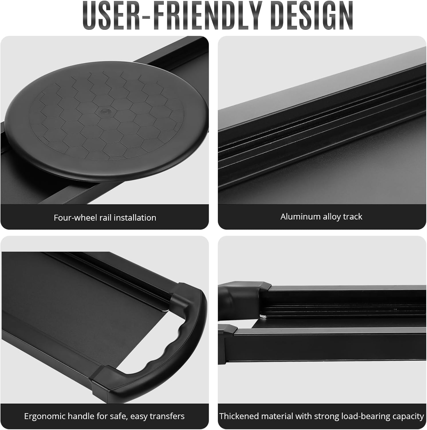 Transfer Board 35"*12"- Patient Slide Assist Device, Slide Board, Sliding Board to Wheelchair Transfer,Transfer Disc for Elderly