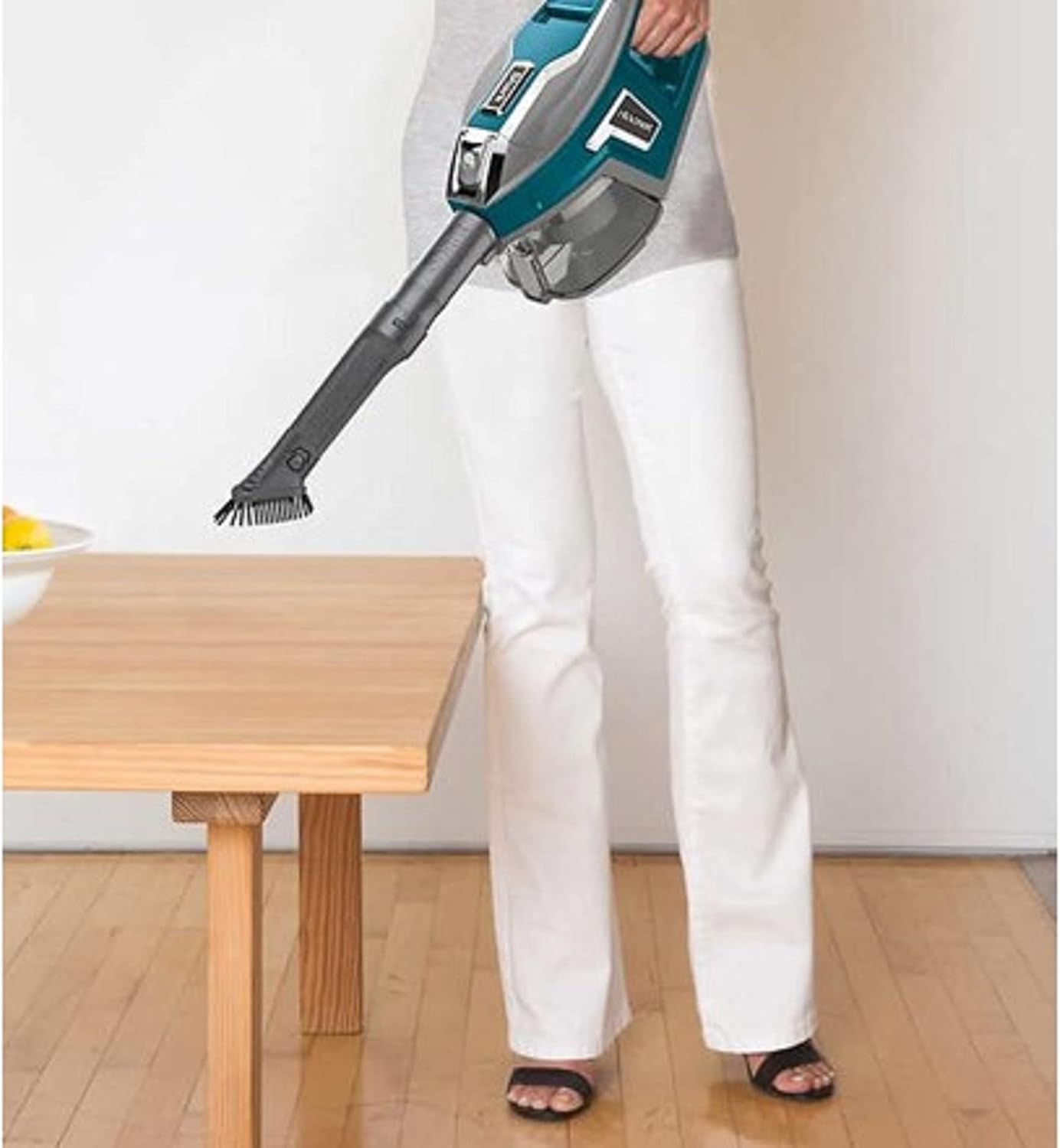 Shark Rocket DuoClean Ultra-Light Corded Bagless Carpet and Hard Floor with Hand Vacuum, Blue, Green (Renewed)