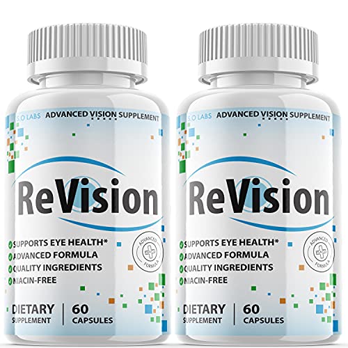(2 Pack) Revision Eye Supplement Pills Advanced Vision 2.0 Eye Care Complex Vitamin Capsules Pro (120 Capsules) - Kansas Nuitrition - HNZSDS