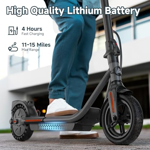 TST Electric Scooter for Adult, Up to 19 MPH and 20 Miles Long Range E Scooter, 8.5"/10" Solid and Pneumatic Tire