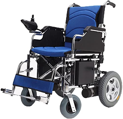 Fashion Portable Wheelchair Folding Portable Wheelchair Electric Automatic Scooter Travel Portable Four-Wheeled Trolley Red (Color : Red)