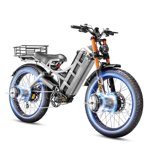 2025 Romeo Pro 3/Pro 2 Electric Bike for Adults 5000W/4000W Dual Motor E Bike 50/46MPH 60V/80Ah 52V/70AH Long Range Electric Bicycle