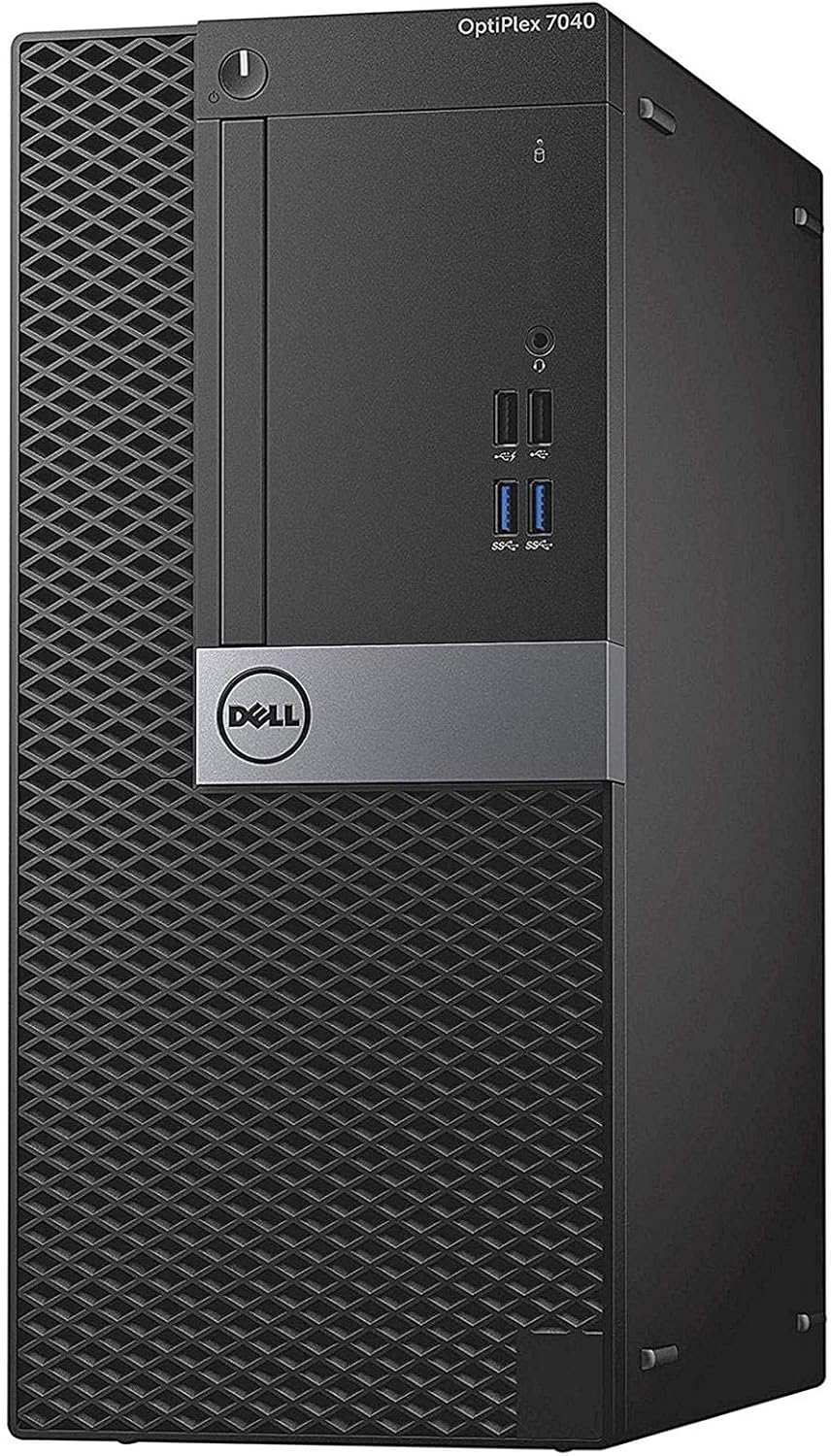 Dell Optiplex 7040 Tower Fast Desktop Computer PC - Quad Core Intel i7 6th Gen, 16GB DDR4, 256GB SSD, HDMI, NEW Keyboard, Mouse, NEW WiFi