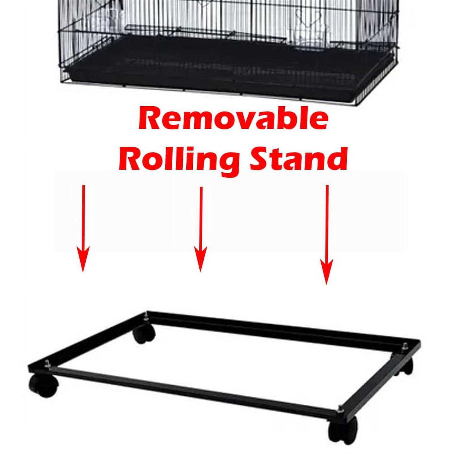 Mcage 55 Extra Large Small Critters Rolling Stand Habitats Cage Ferret Chinchilla Sugar Glider Rats - Pet Supplies online store