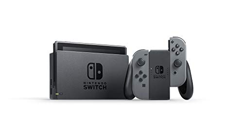 Nintendo Switch Game Console - Black (HAC-001(-01) w/ OEM Blue/Red Joycon (Renewed)