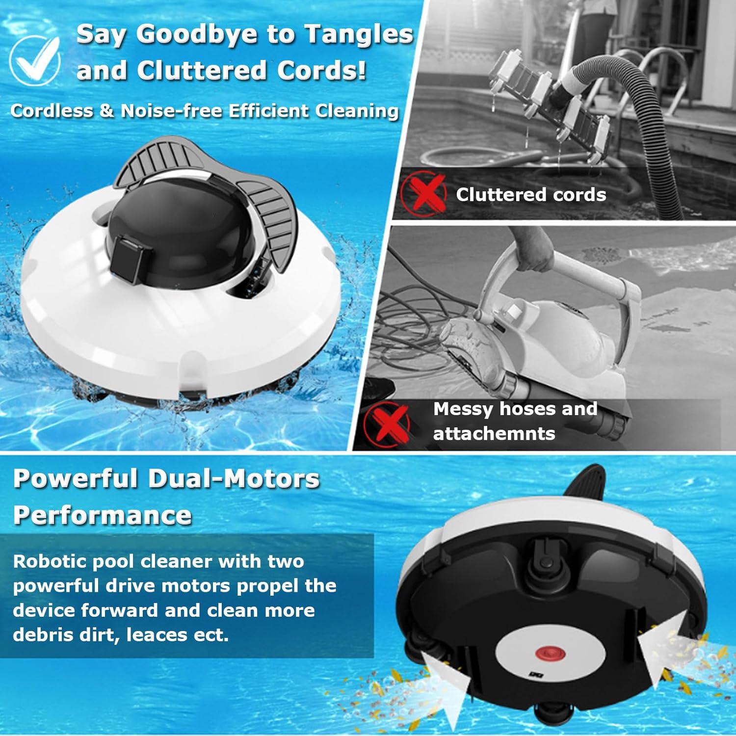 Intelligent Cordless Pool Cleaners
